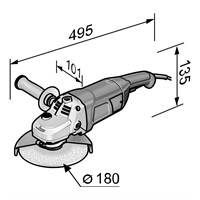 Vinkelslip L21-8 180