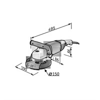 Betongslipspaket LD18-7 125R+VCE44HAC-Kit