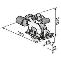 Battericirkelsåg CS62 18.0-EC