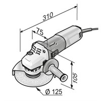 Vinkelslip LE15-11 125