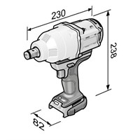 """Mutterdragare IW3/4"""" 18.0-EC C"""