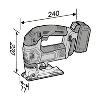 Batteristicksåg JSB18.0-EC