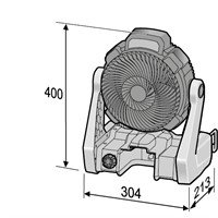 Batterifläkt CF18.0/230