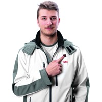 Värmejacka Softshell TJ Vit Herr