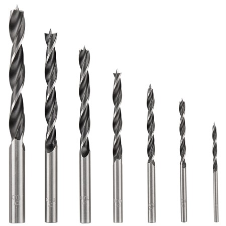 Träborr D-W D3-10 Set 7st