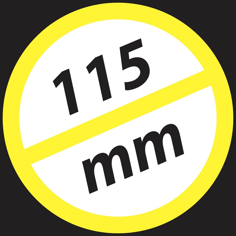 115mm